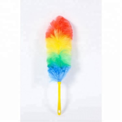 wholesale colourful handle pp plastic duster brush magic cleaning dust rainbow PP duster