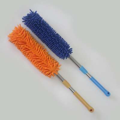 flexible telescopic stretch microfiber chenille car duster brush