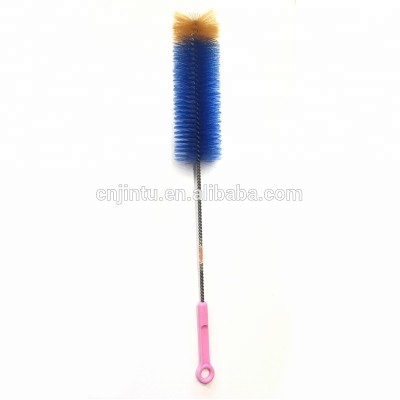 cheap hot cleaning well soft long handle vottle brush plastic bottle brush